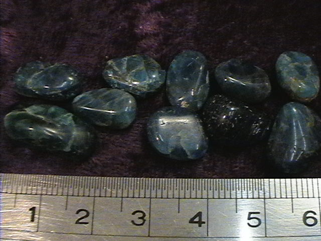 Tumbled Stone - Blue Apatite [Small]